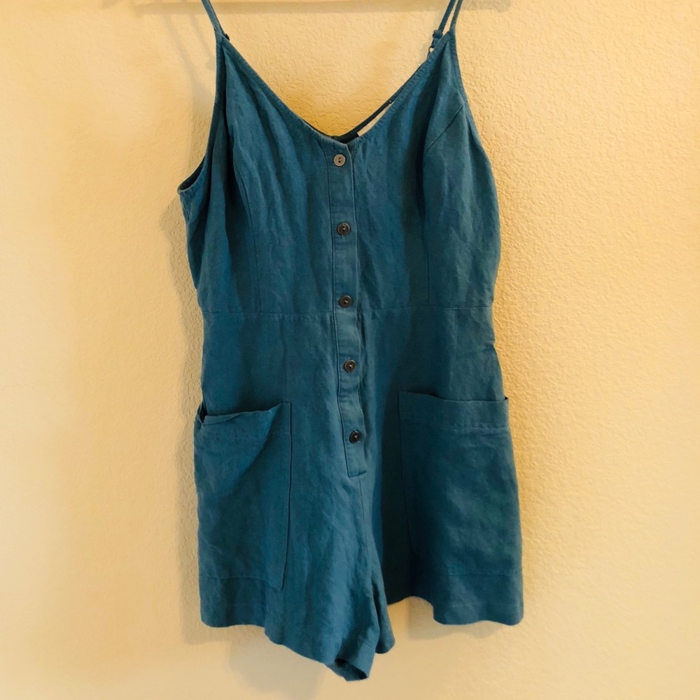 Lush Linen Romper - Medium